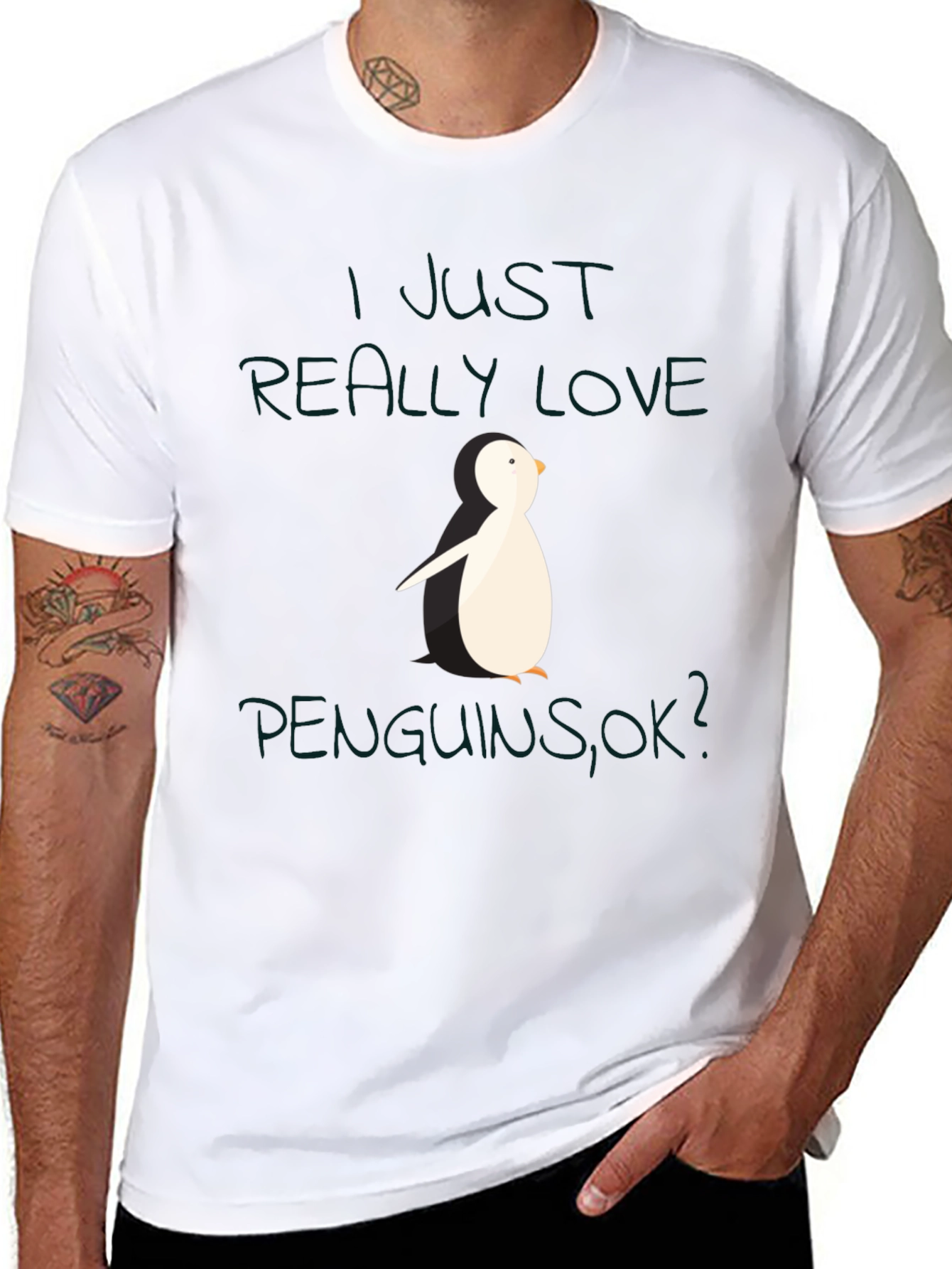 Penguin Lover T-Shirt - Cute Cartoon Design