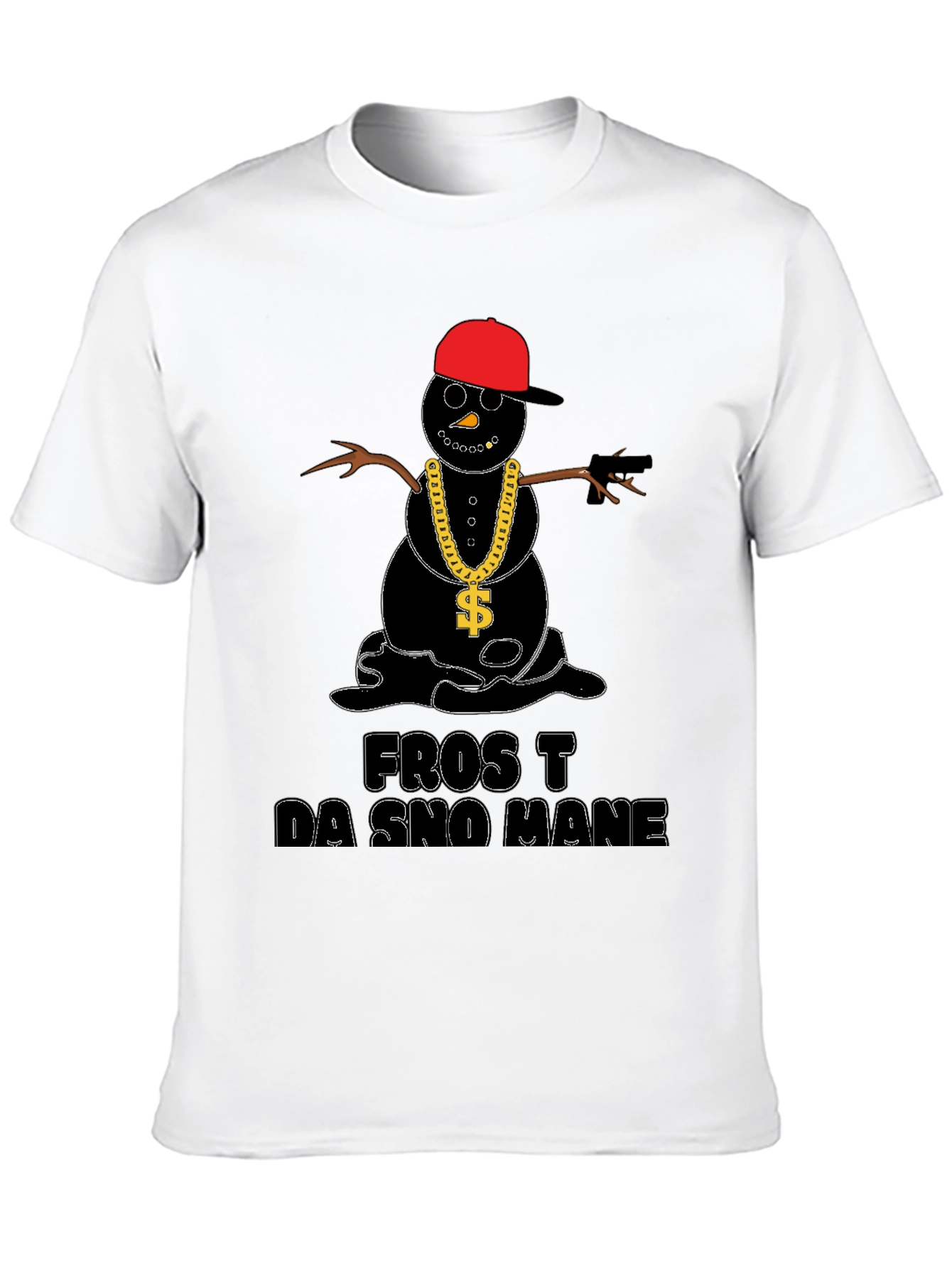 Frost Da Sno Mane T-Shirt - Black