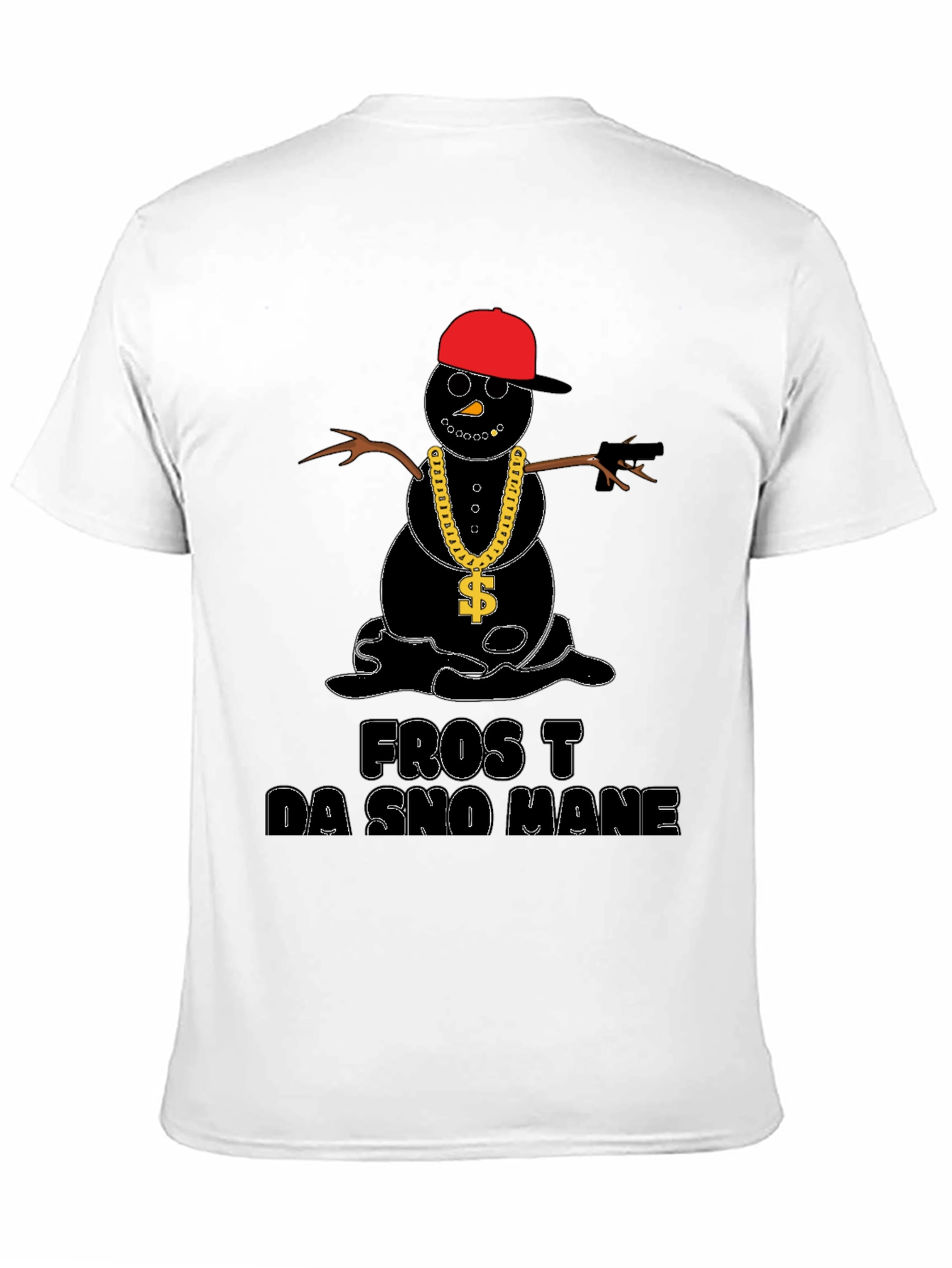 Frost Da Sno Mane T-Shirt - Black