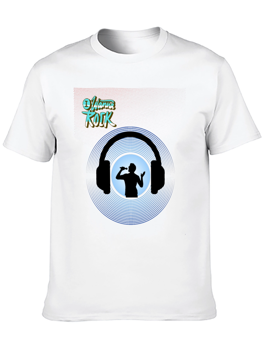 I Wanna Rock Graphic Tee - Music Lover Shirt