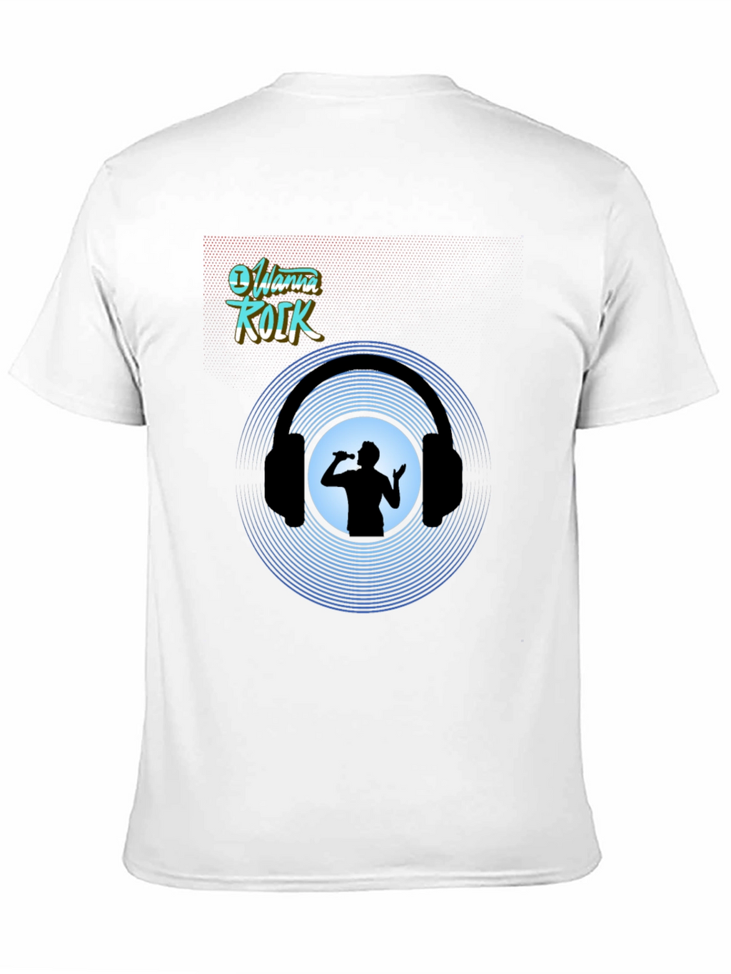 I Wanna Rock Graphic Tee - Music Lover Shirt