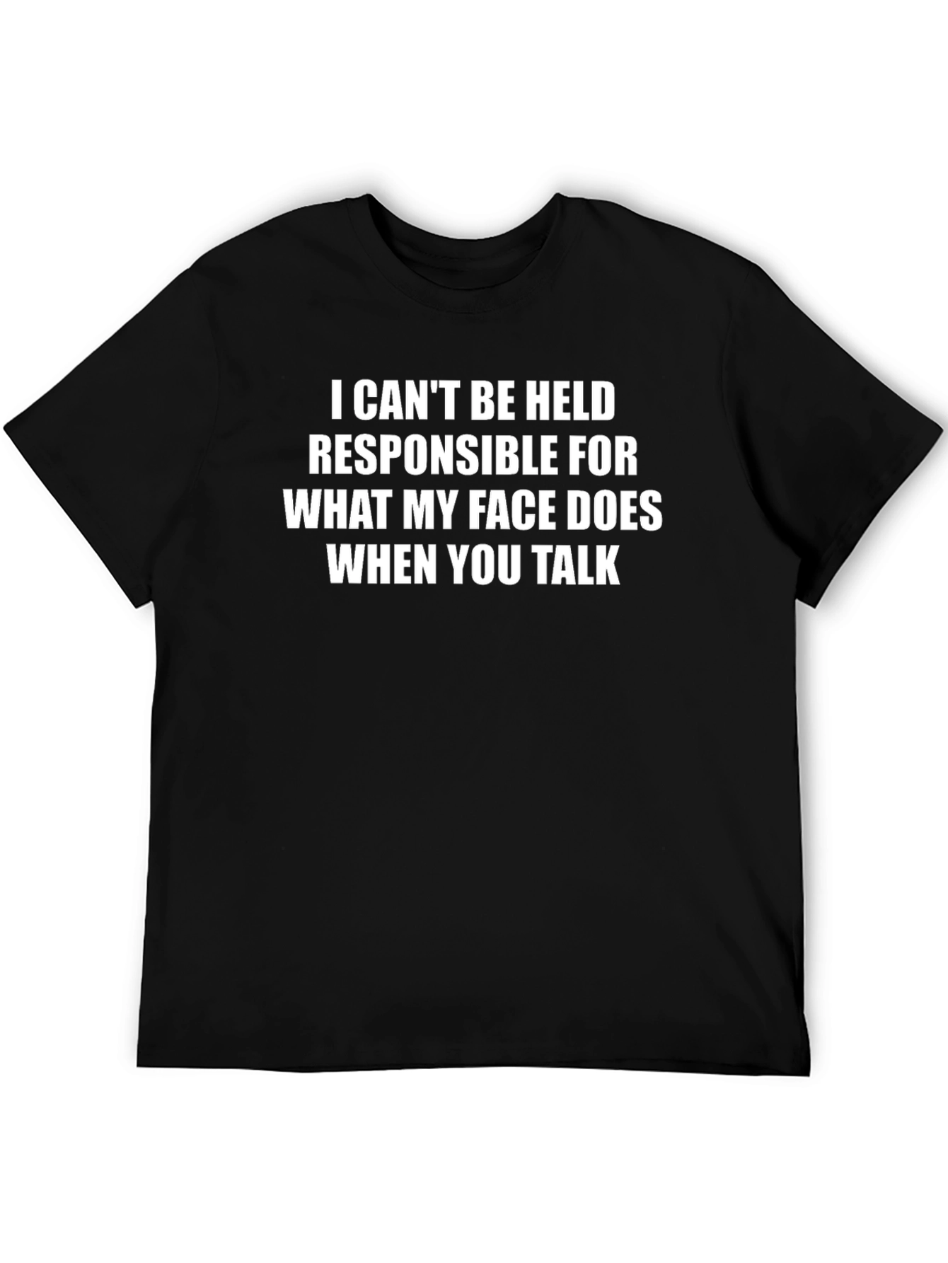 Funny Sarcastic Graphic Tee - Not Responsible T-Shirt