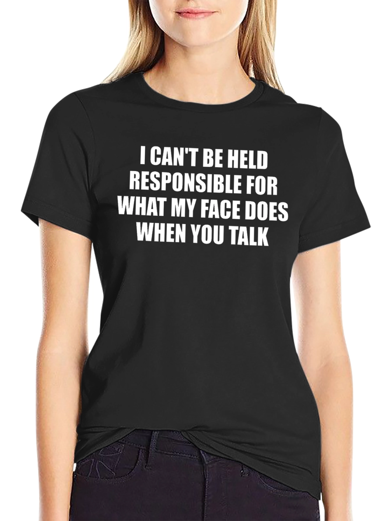 Funny Sarcastic Graphic Tee - Not Responsible T-Shirt