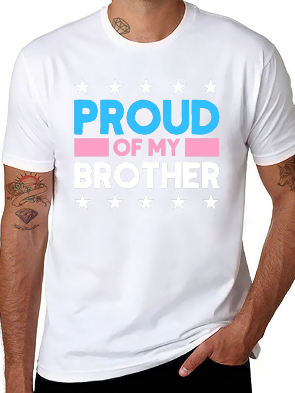 Proud of My Brother Transgender Pride T-Shirt