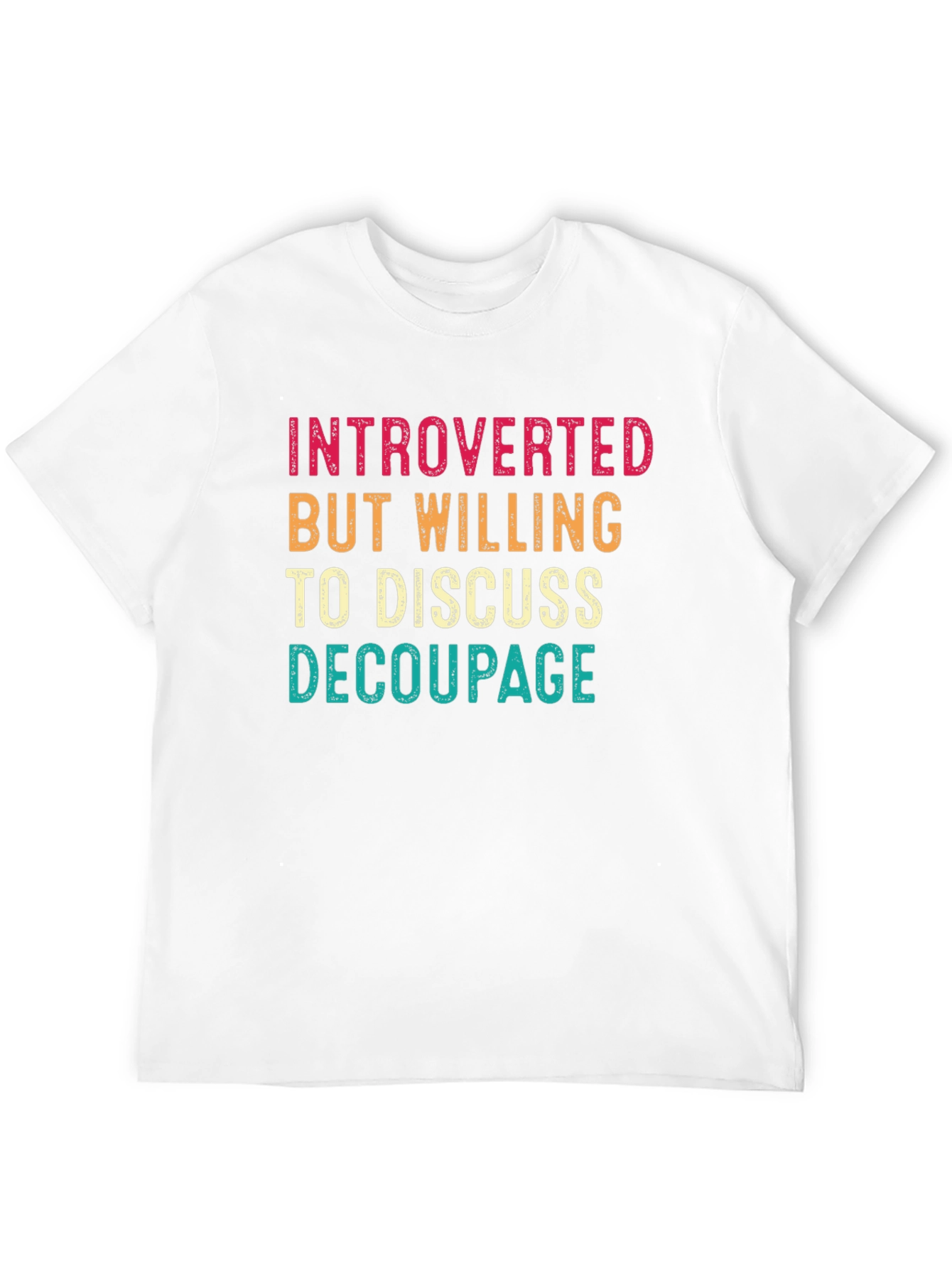 Introverted Decoupage Graphic Tee