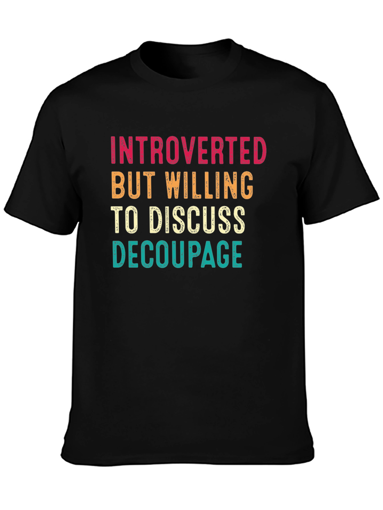 Introverted Decoupage Graphic Tee