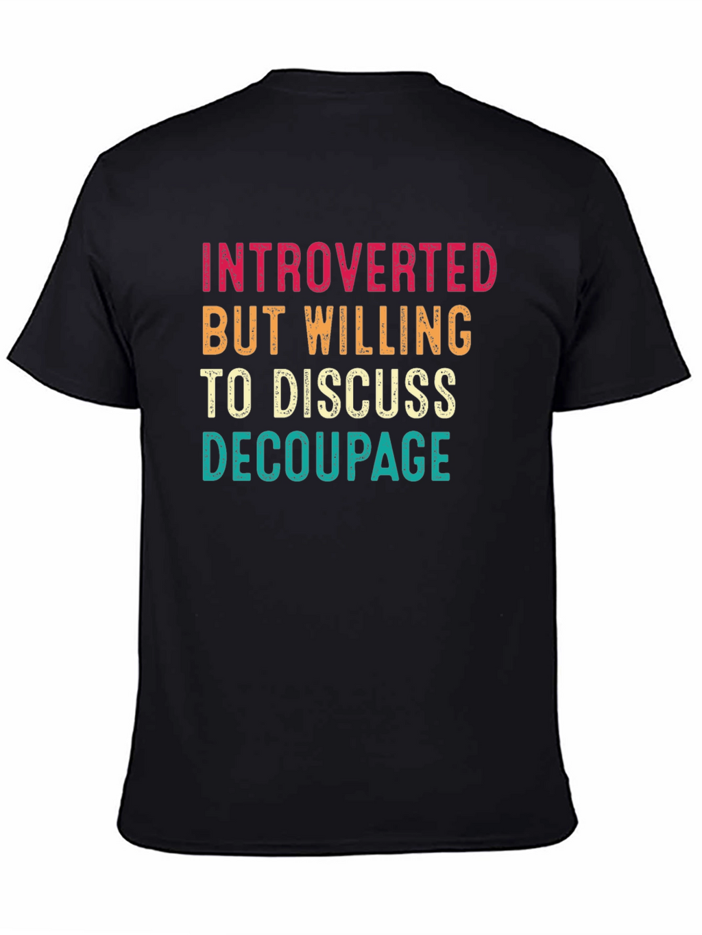 Introverted Decoupage Graphic Tee