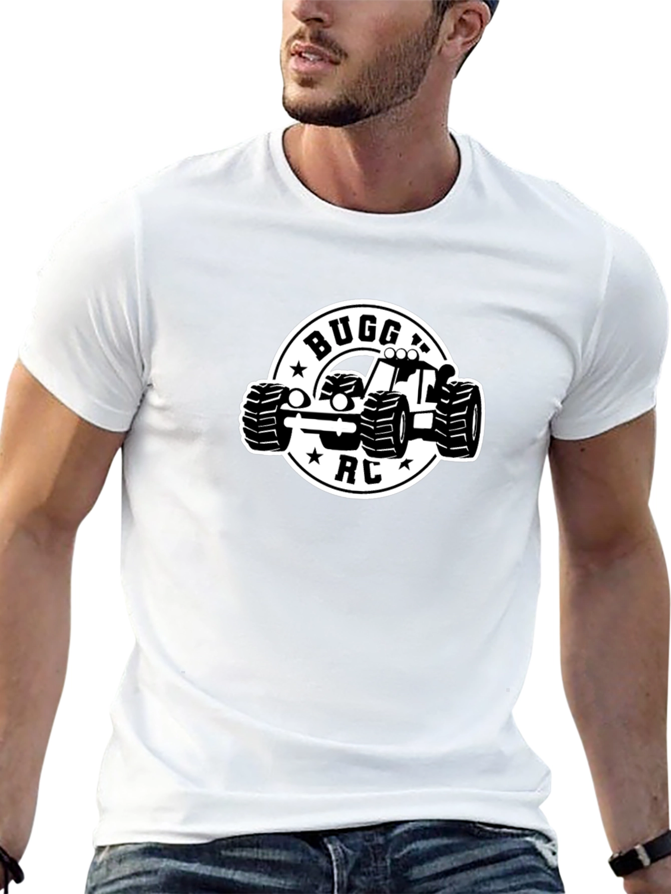Buggy RC Car Graphic T-Shirt - Black Cotton Tee