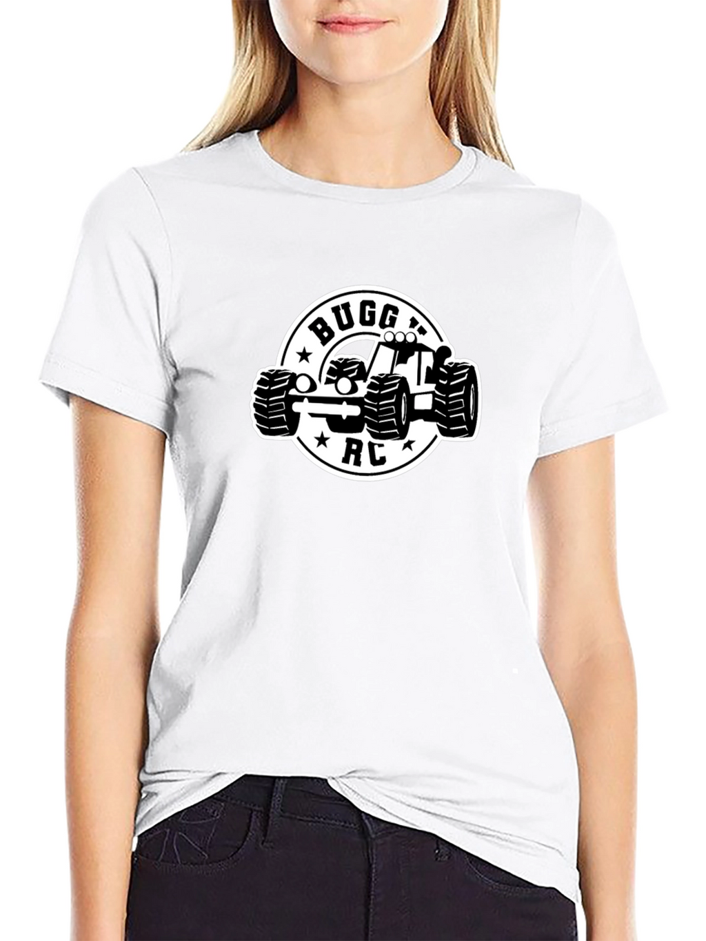 Buggy RC Car Graphic T-Shirt - Black Cotton Tee
