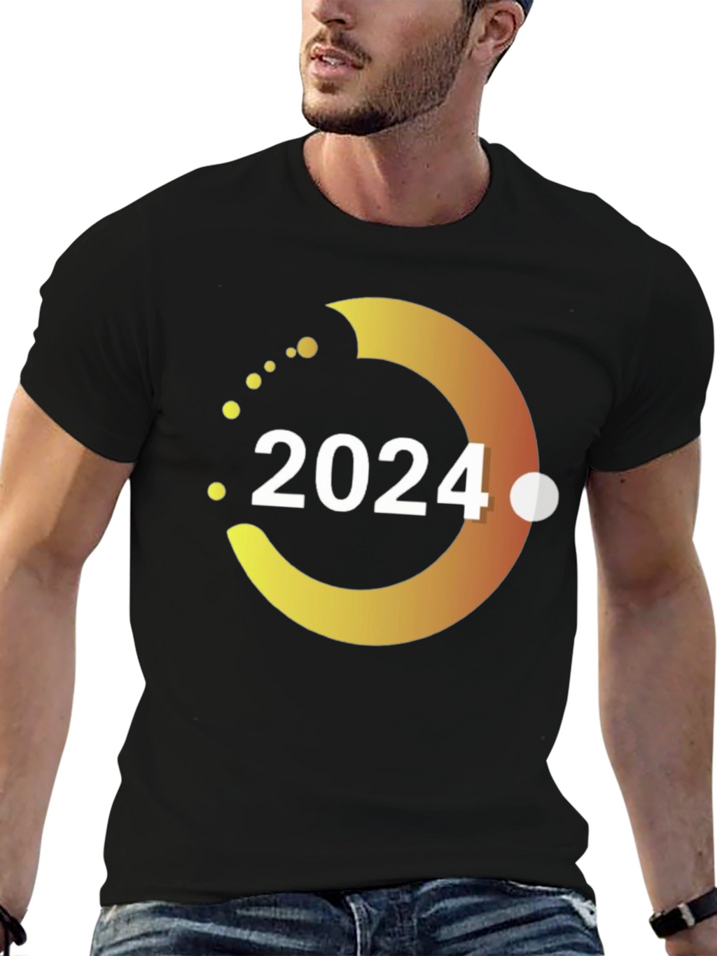 2024 Graphic Tee - Black Crew Neck