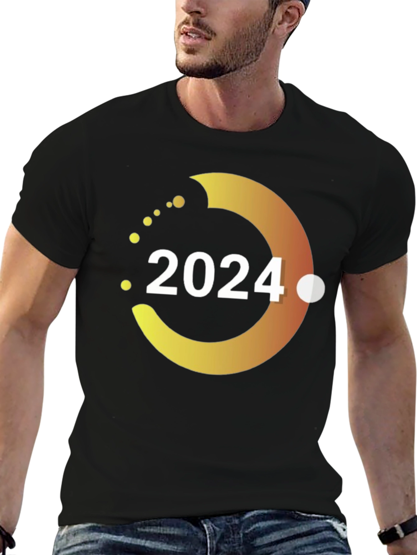 2024 Graphic Tee - Black Crew Neck