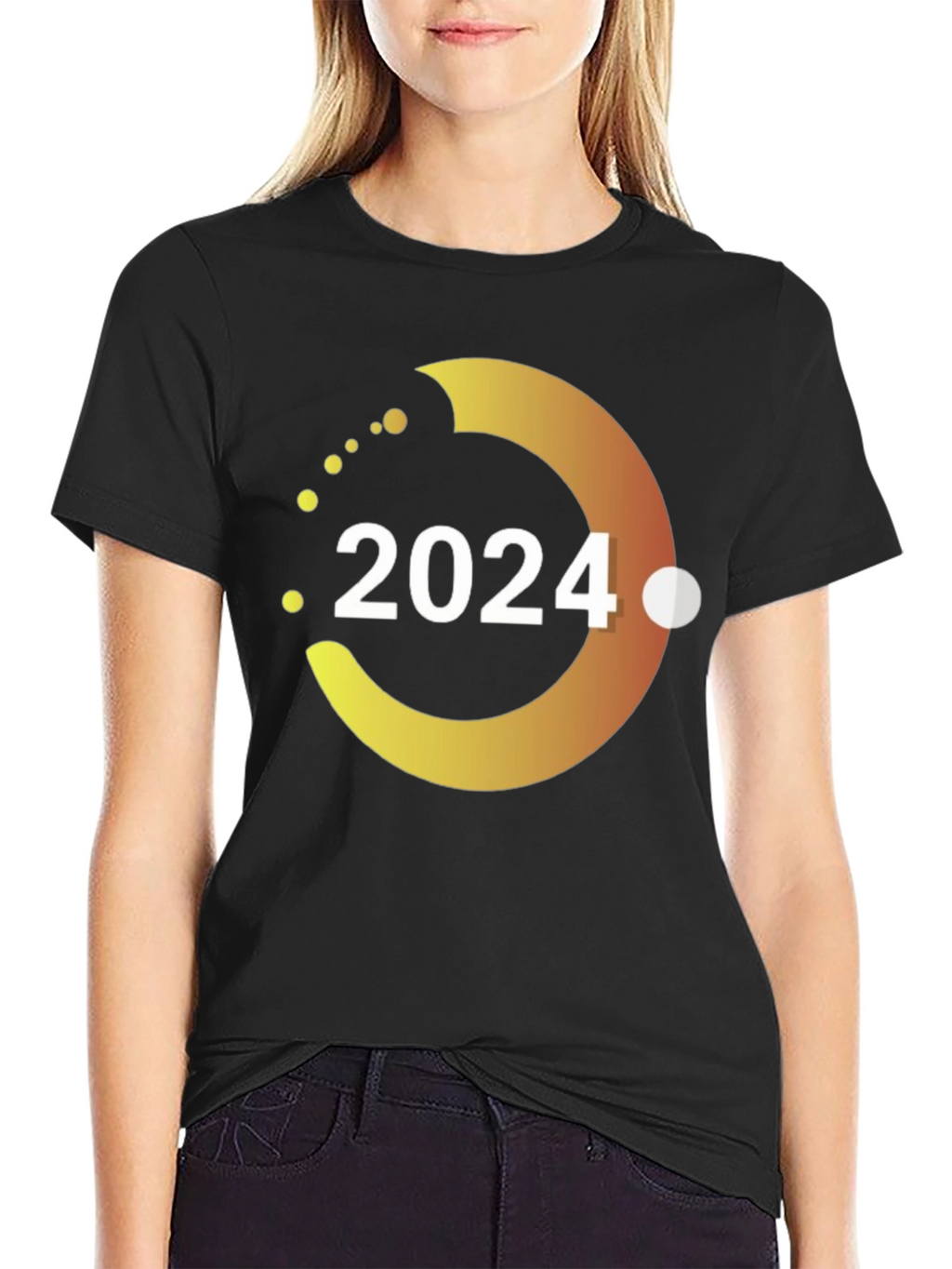 2024 Graphic Tee - Black Crew Neck