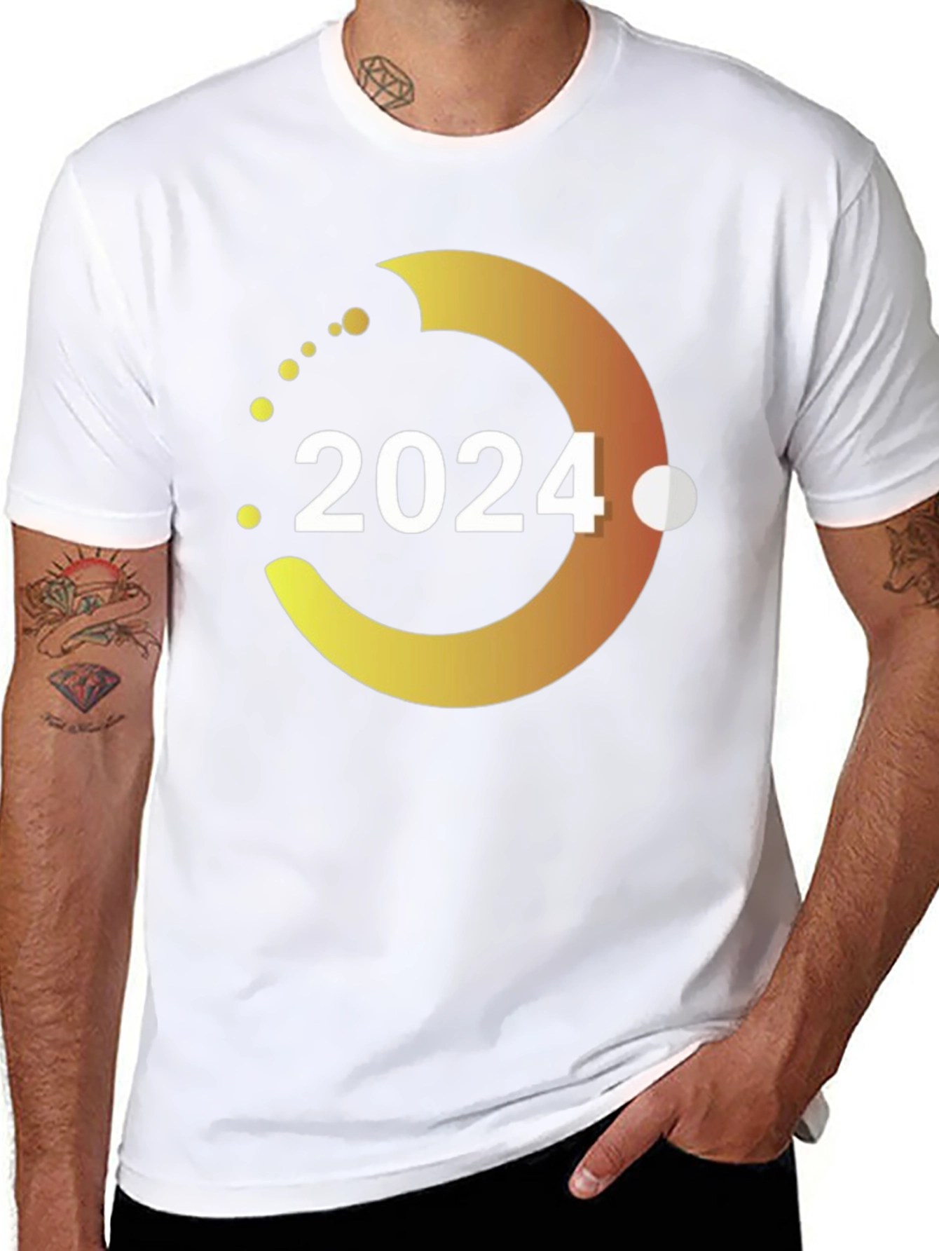 2024 Graphic Tee - Black Crew Neck