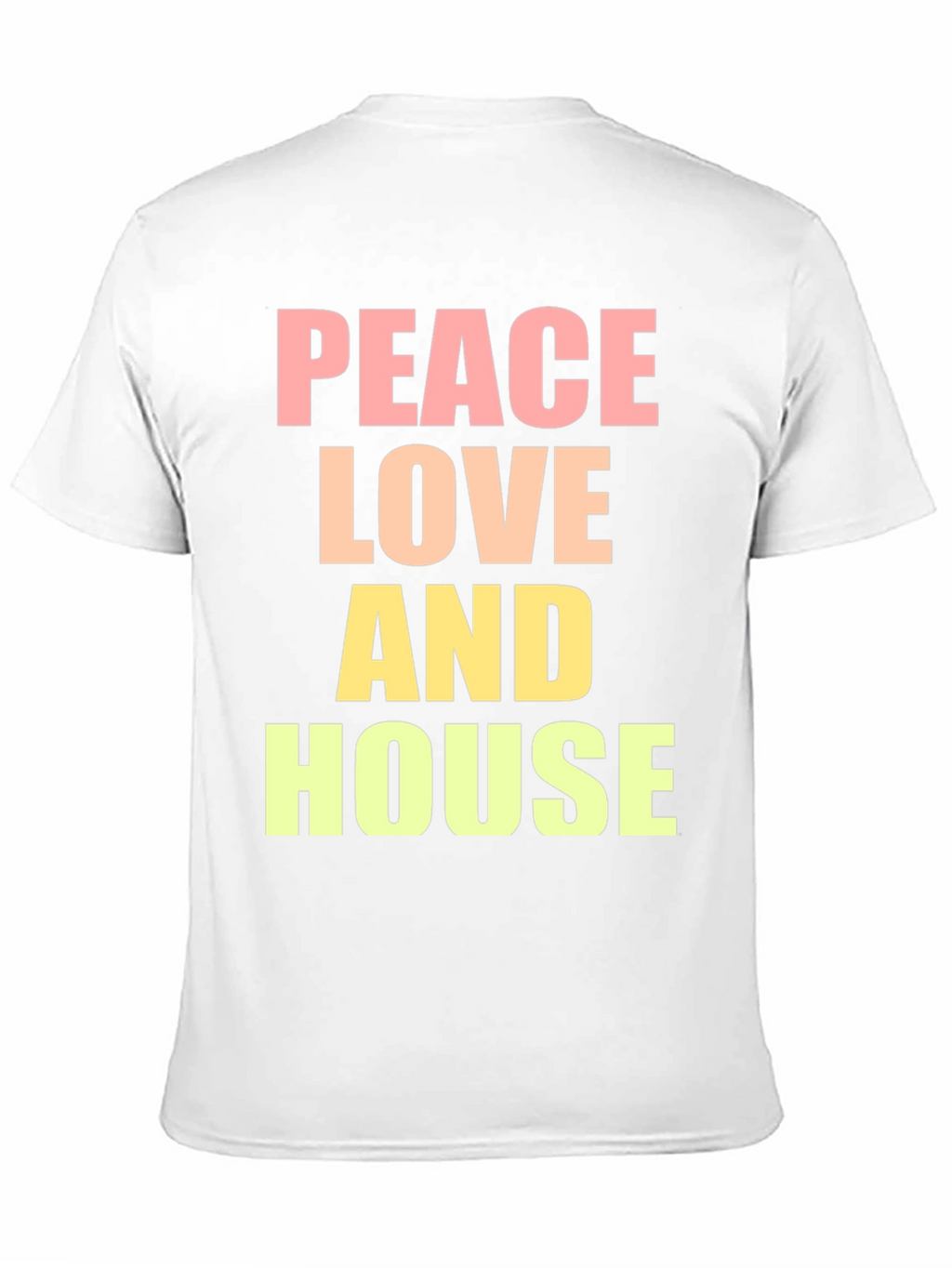 Peace Love House T-Shirt - Trendy Graphic Tee