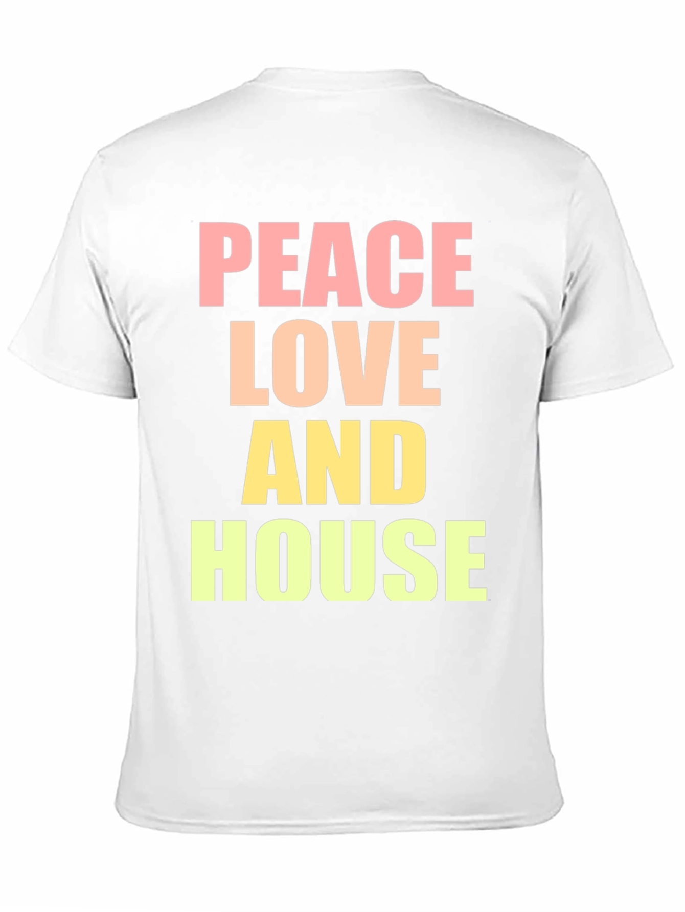 Peace Love House T-Shirt - Trendy Graphic Tee