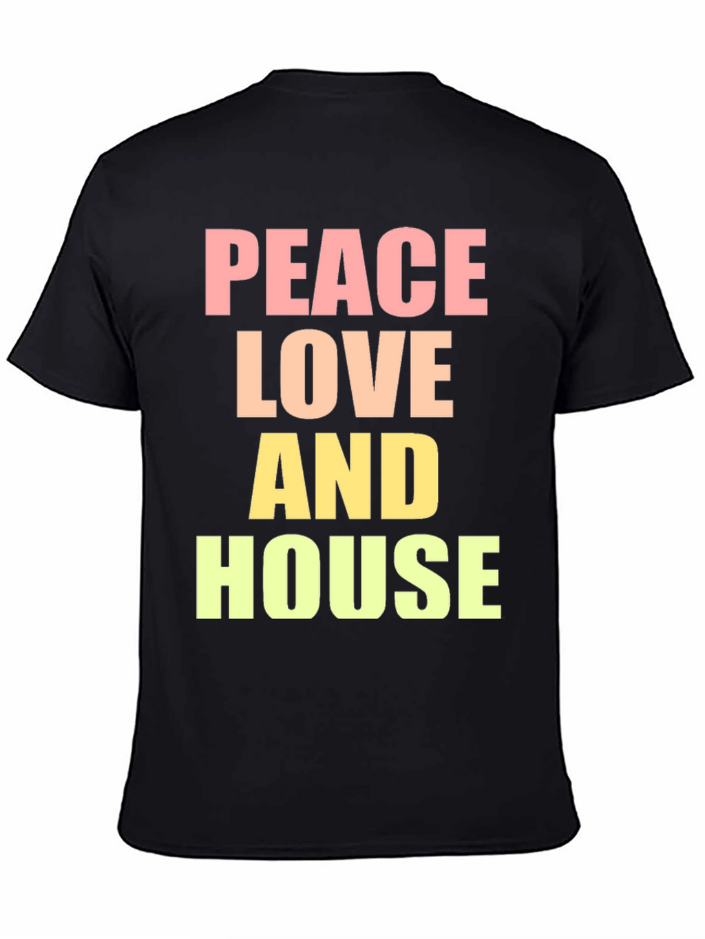 Peace Love House T-Shirt - Trendy Graphic Tee
