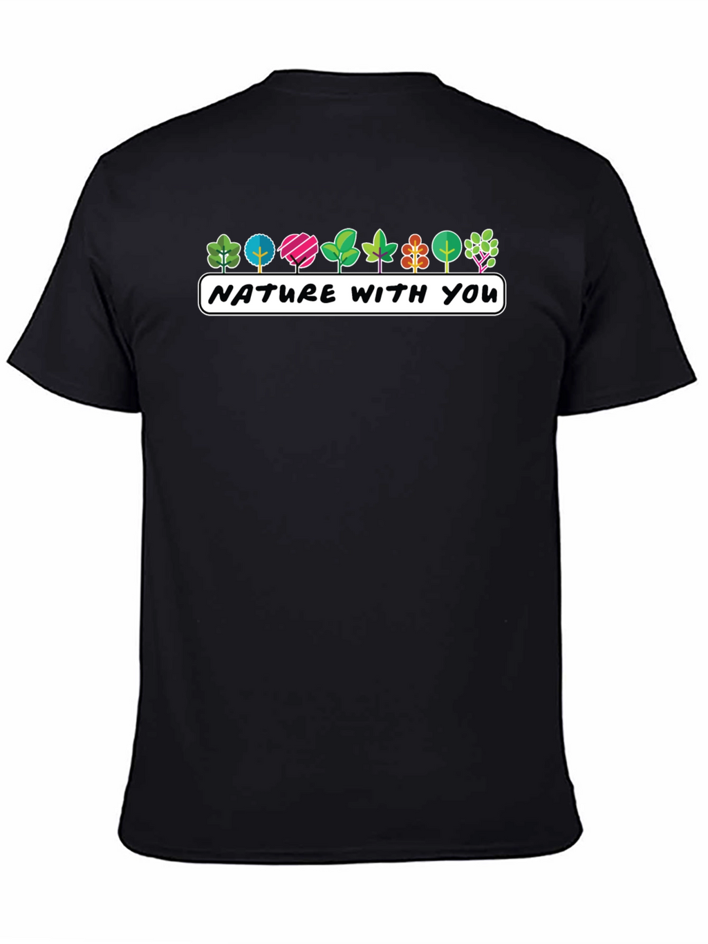 Nature With You Graphic Tee - Stylish Tree Design