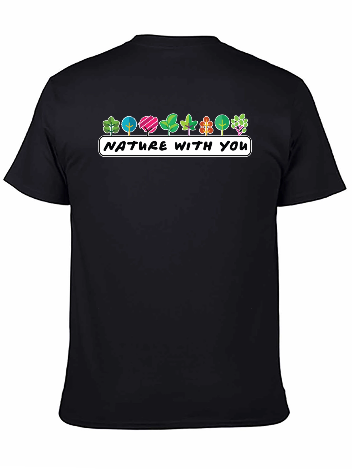 Nature With You Graphic Tee - Stylish Tree Design