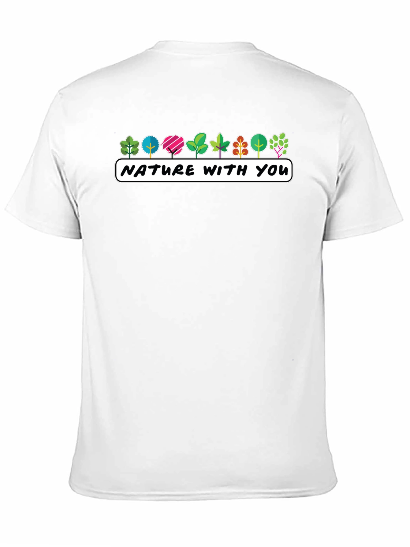 Nature With You Graphic Tee - Stylish Tree Design