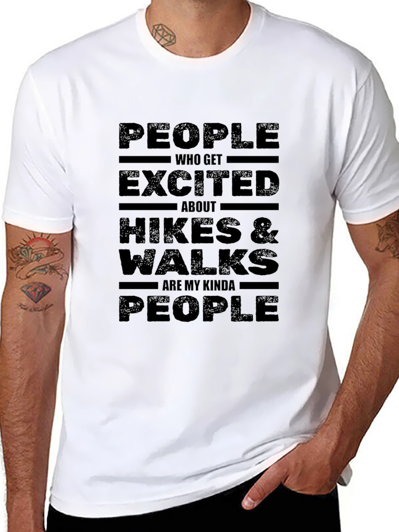 Hiking & Walking Enthusiast Graphic Tee