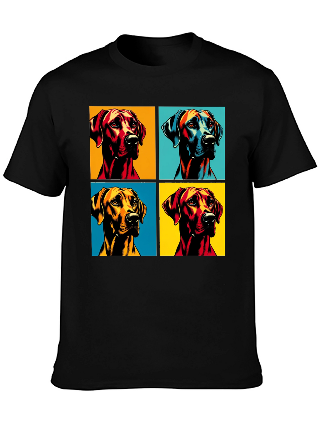 Dog Pop Art T-Shirt - Unique Graphic Tee