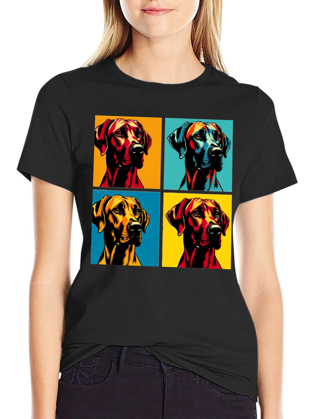 Dog Pop Art T-Shirt - Unique Graphic Tee