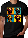 Dog Pop Art T-Shirt - Unique Graphic Tee