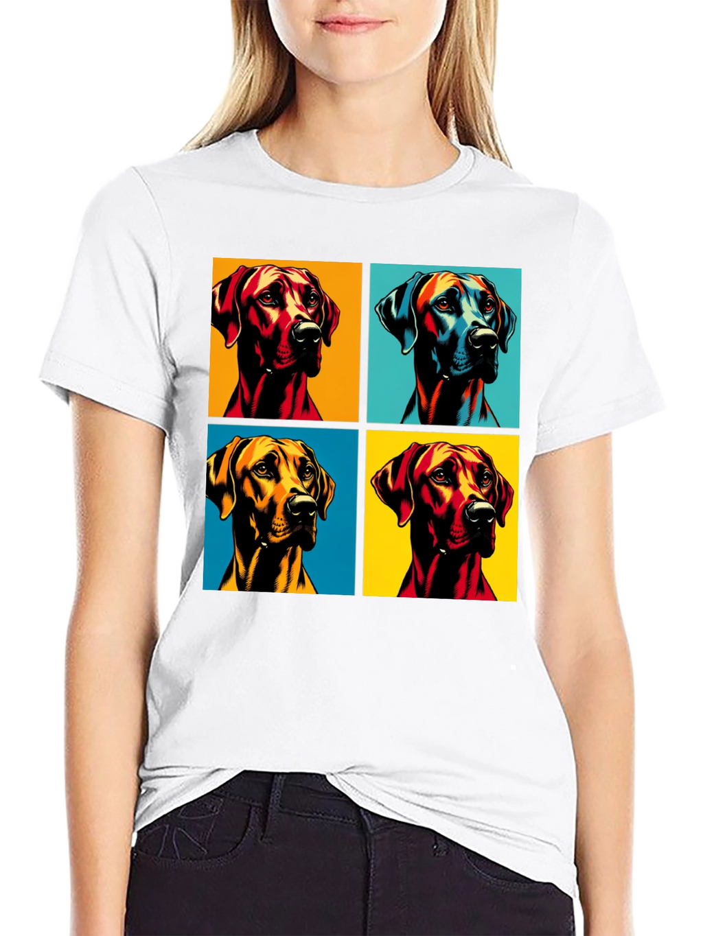 Dog Pop Art T-Shirt - Unique Graphic Tee