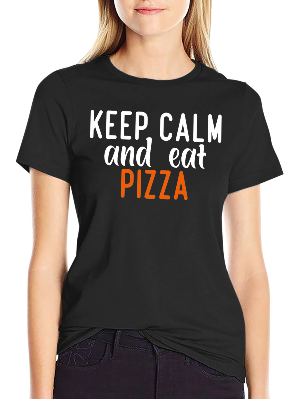 Keep Calm and Eat Pizza T-Shirt