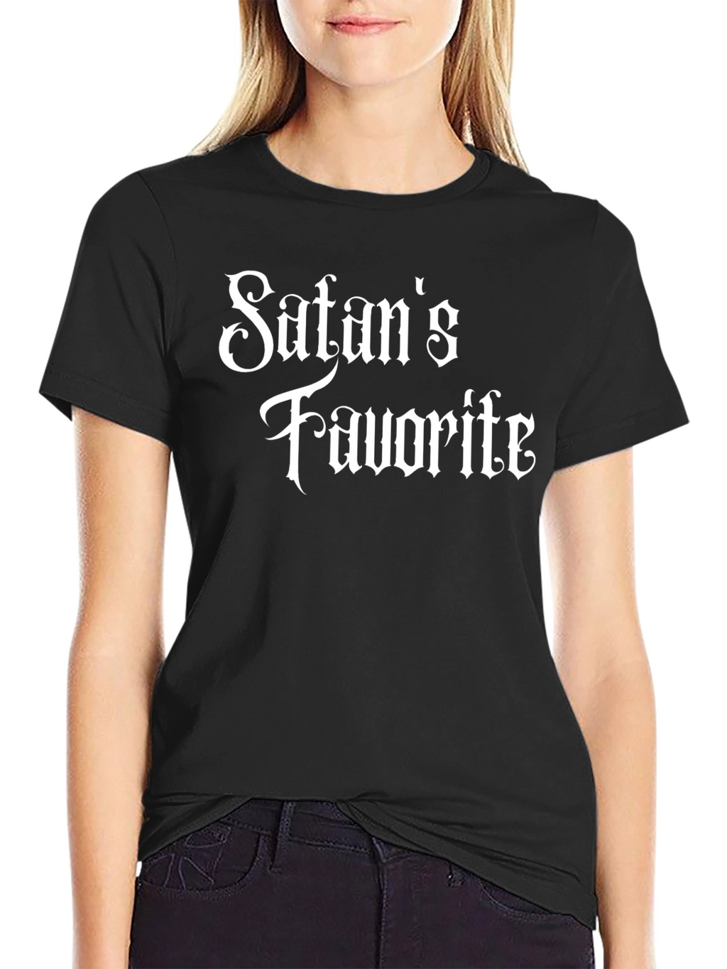 Satans Favorite T-Shirt - Black Graphic Tee