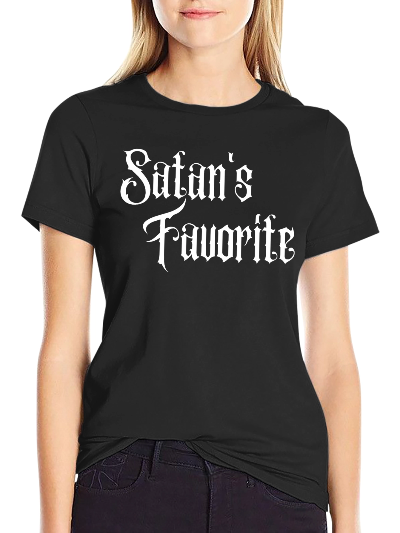 Satans Favorite T-Shirt - Black Graphic Tee