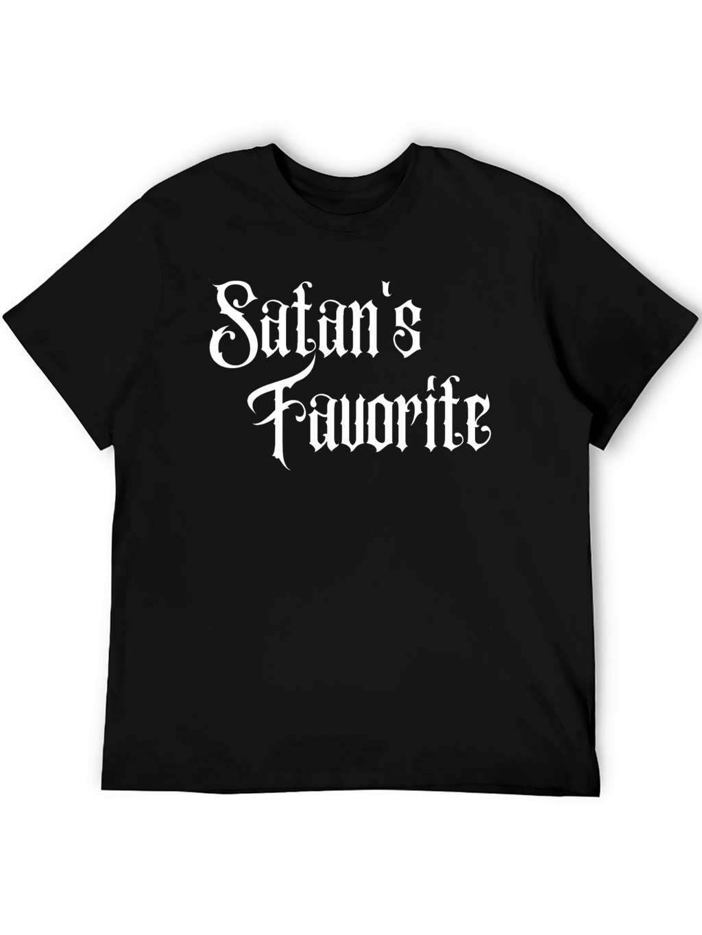 Satans Favorite T-Shirt - Black Graphic Tee