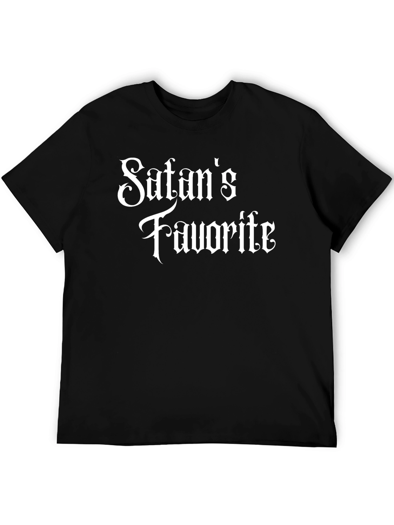 Satans Favorite T-Shirt - Black Graphic Tee
