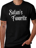 Satans Favorite T-Shirt - Black Graphic Tee