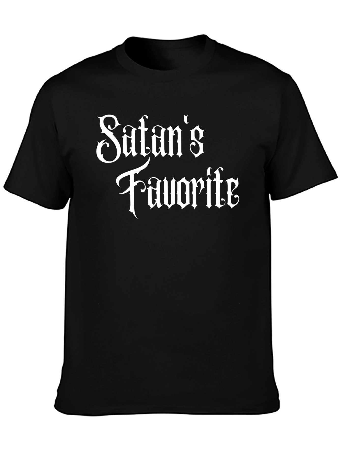 Satans Favorite T-Shirt - Black Graphic Tee