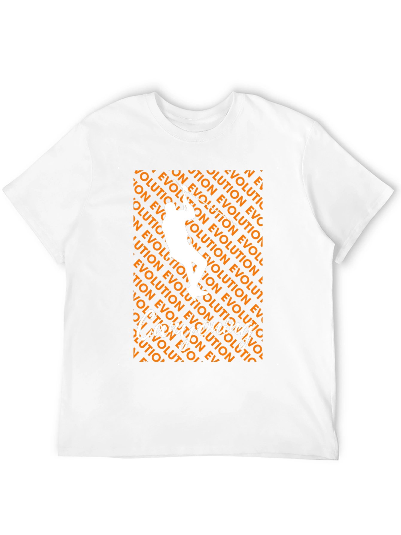 Evolution T-Shirt Climbing Design