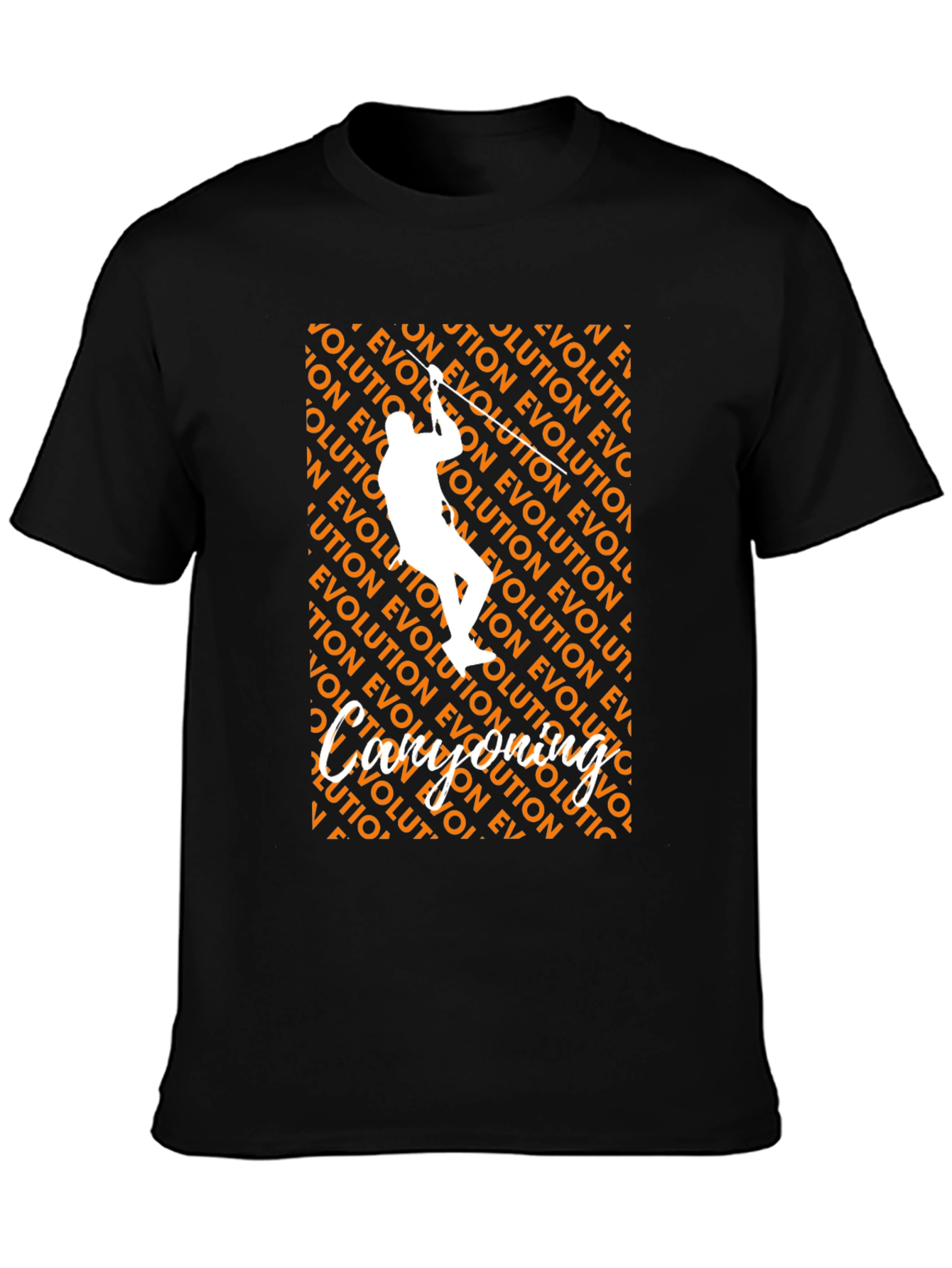 Evolution T-Shirt Climbing Design