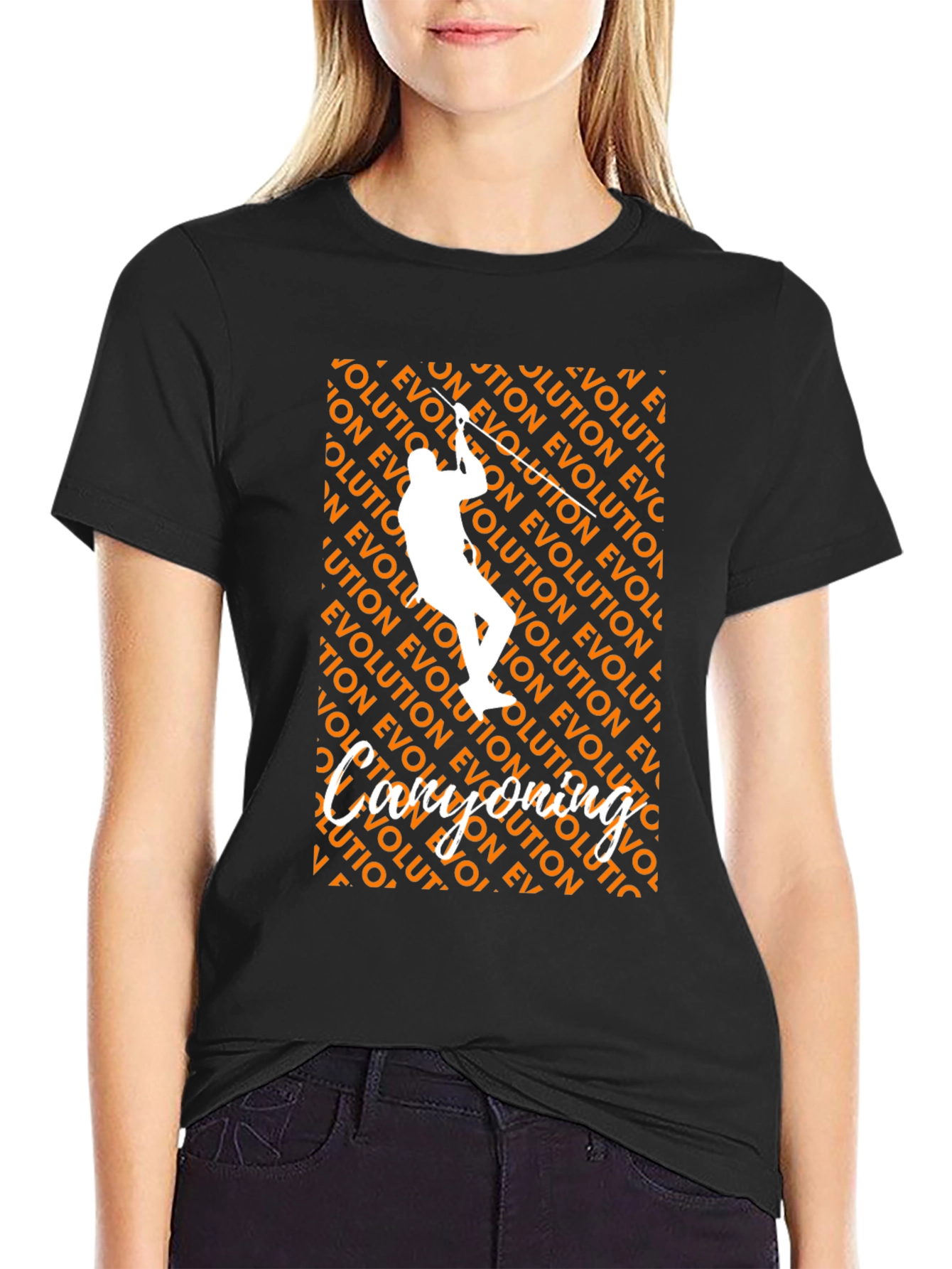 Evolution T-Shirt Climbing Design