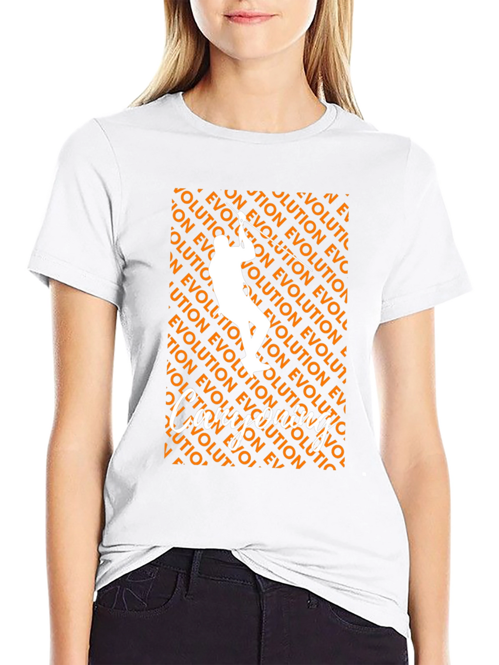 Evolution T-Shirt Climbing Design