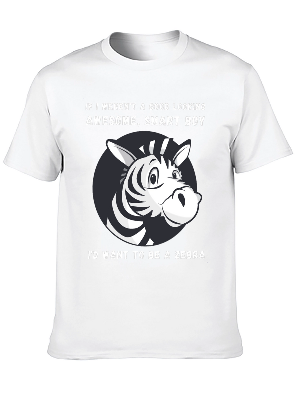 Funny Zebra Graphic T-Shirt