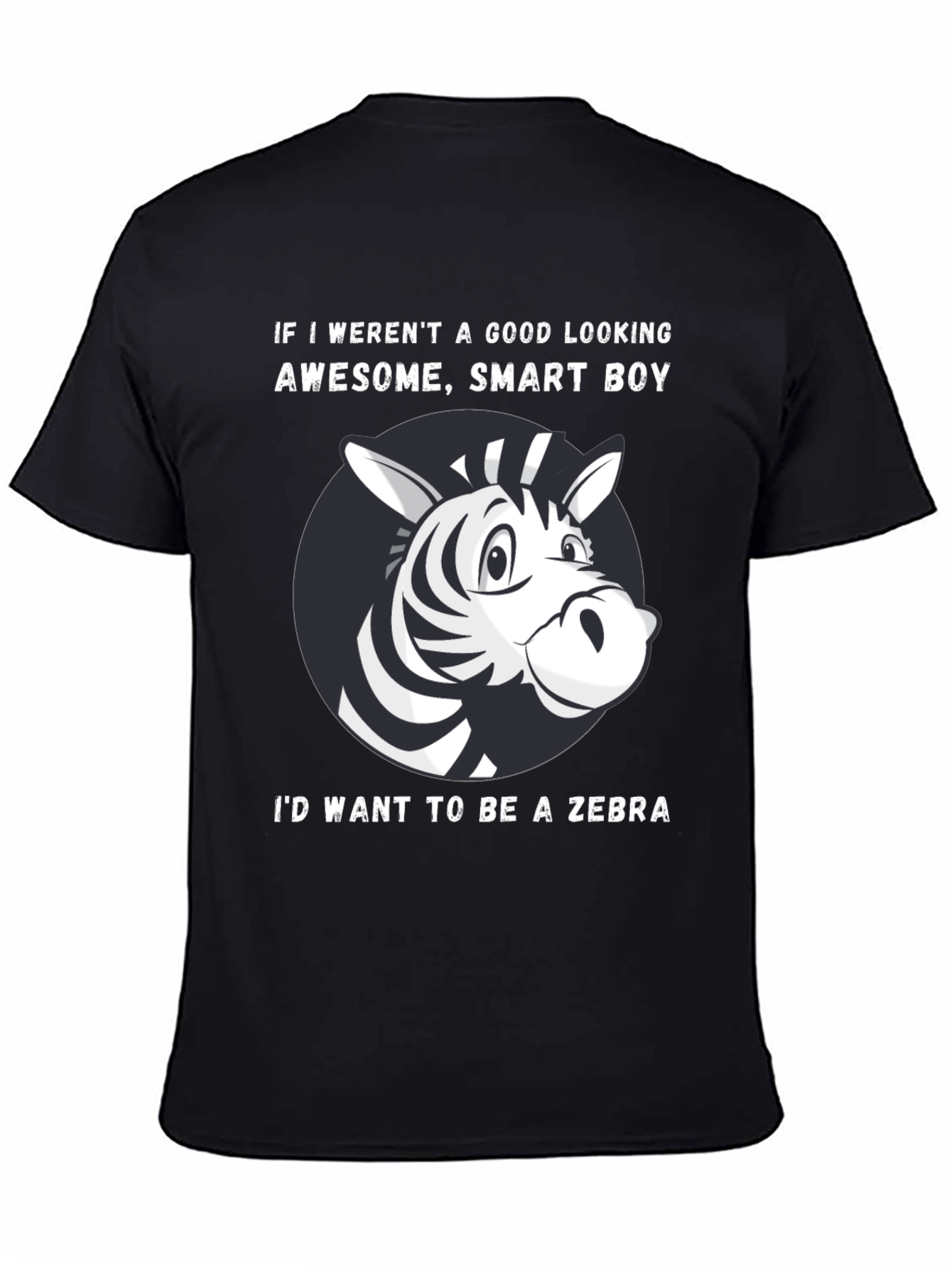 Funny Zebra Graphic T-Shirt