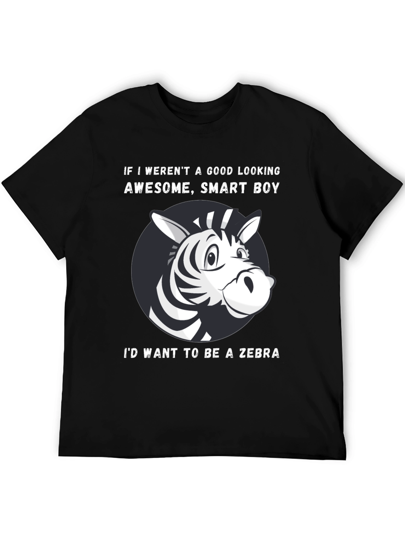 Funny Zebra Graphic T-Shirt