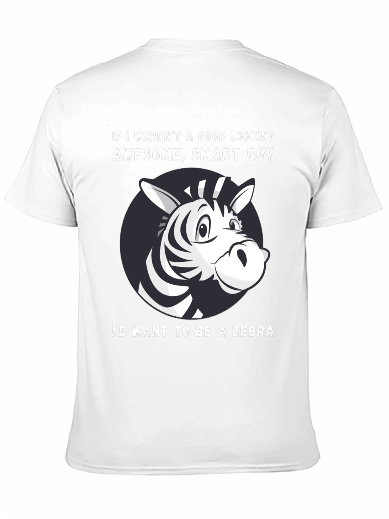 Funny Zebra Graphic T-Shirt
