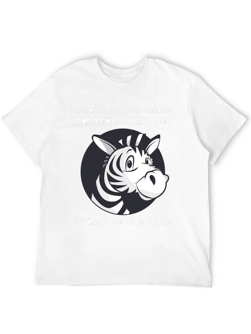 Funny Zebra Graphic T-Shirt