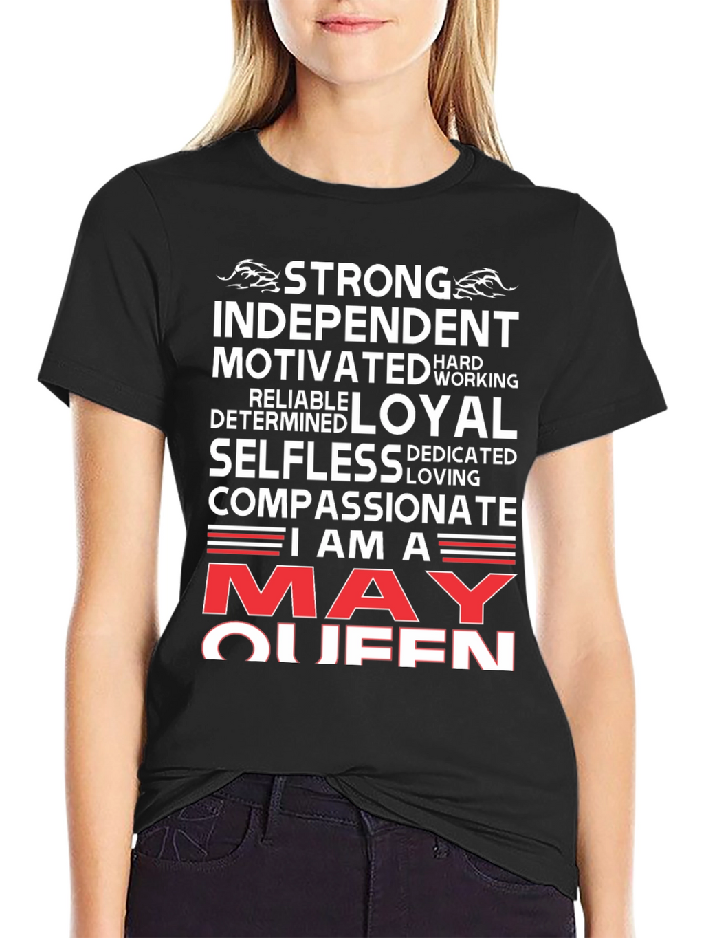 Strong May Queen Graphic T-Shirt