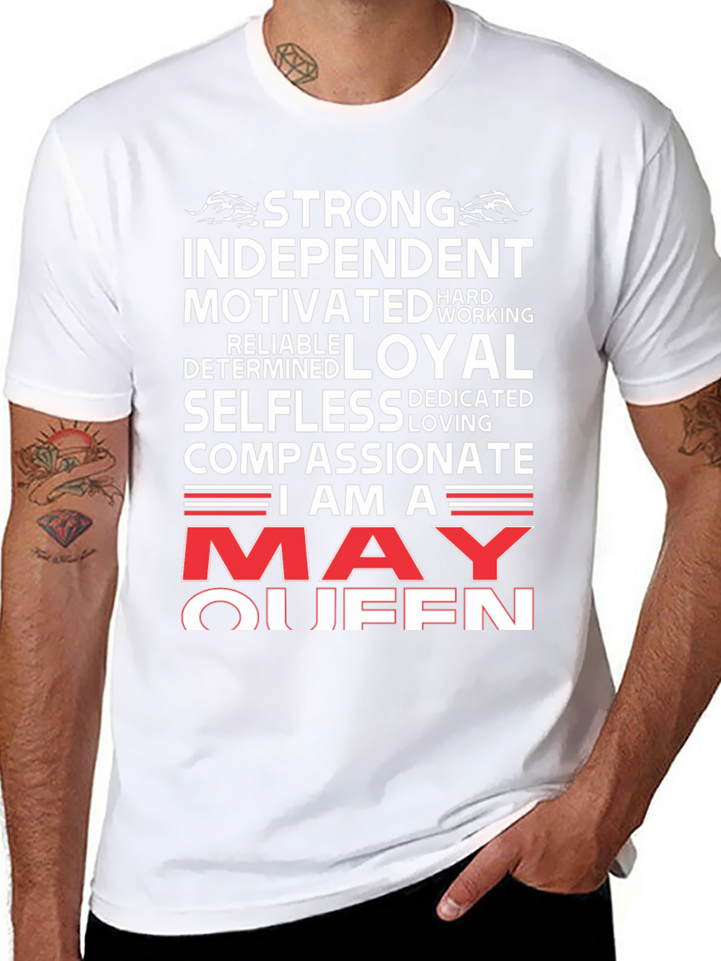 Strong May Queen Graphic T-Shirt