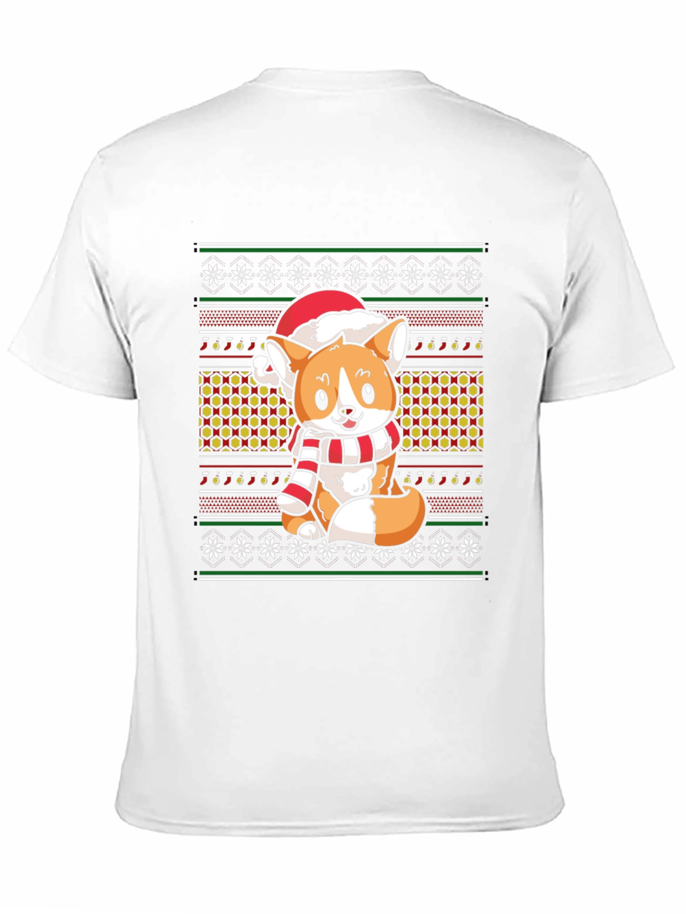 Christmas Corgi Holiday T-Shirt
