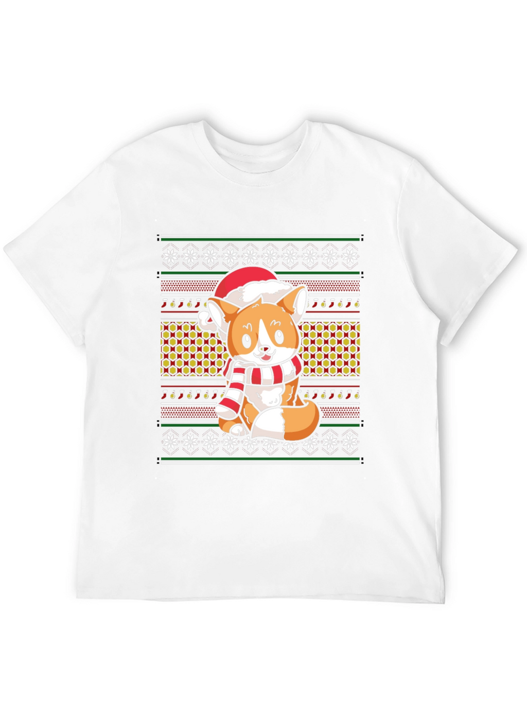 Christmas Corgi Holiday T-Shirt