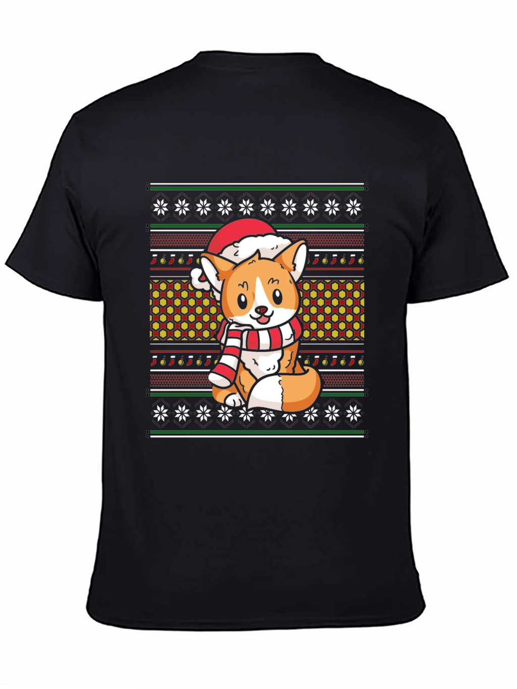 Christmas Corgi Holiday T-Shirt