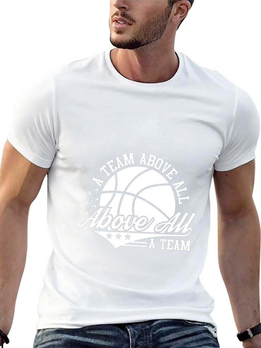 A Team Above All Basketball Graphic Tee
